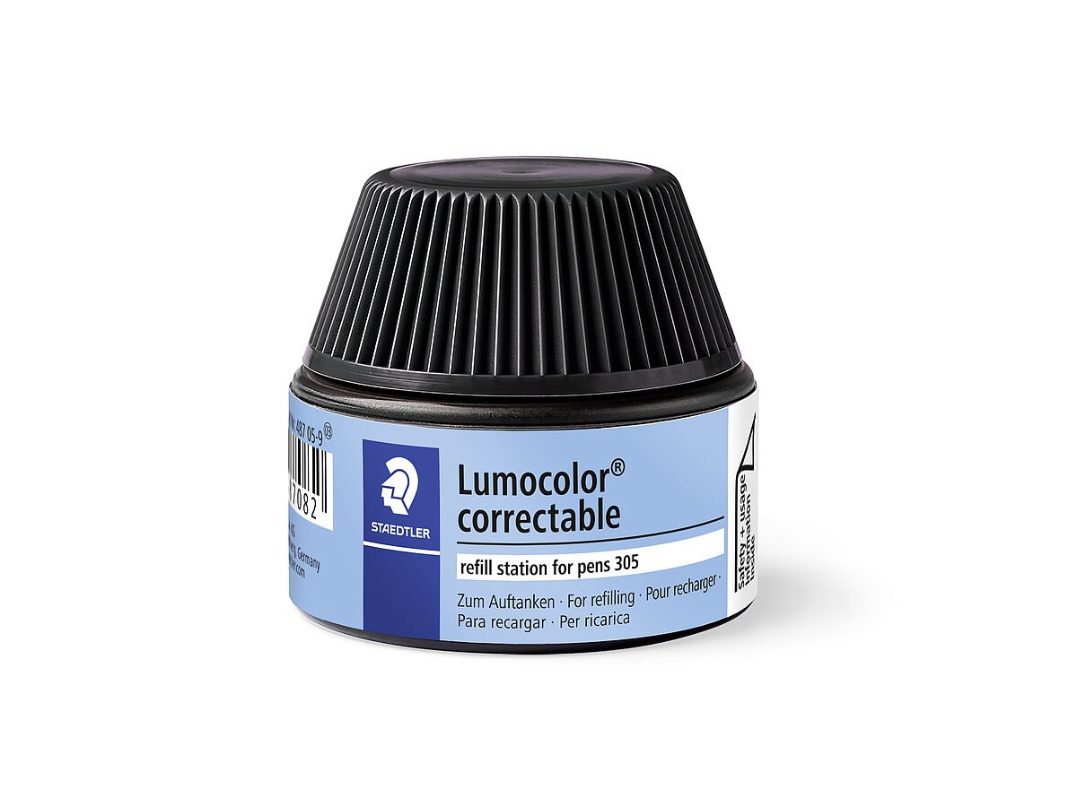 Marqueur soluble à l'eau Lumocolor® Pointe super fine, 0,4 mm. variés (pqt  4)