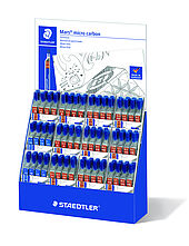 Counter display containing 144 assorted tubes of leads