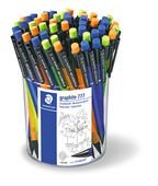 Cup containing 50 mechanical pencils, line width 0.5 mm in assorted barrel colours