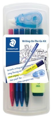 ball 423 - Triangular ballpoint pen Box containing 2 ballpoint pen 423 F, 1 textsurfer classic 364-1 and 1 correction tape 6201-3
