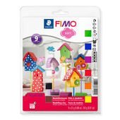 Staedtler Fimo Soft Oven Hardening Modelling Clay Assorted Colour 12x25g 8023 01 