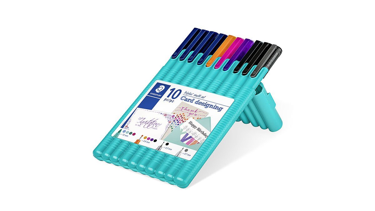 Staedtler Triplus multi set 34 - Pack de stylo à bille, feutre fin