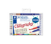 Staedtler® Duo-Color Fiber-Tip 36 Color Marker Set