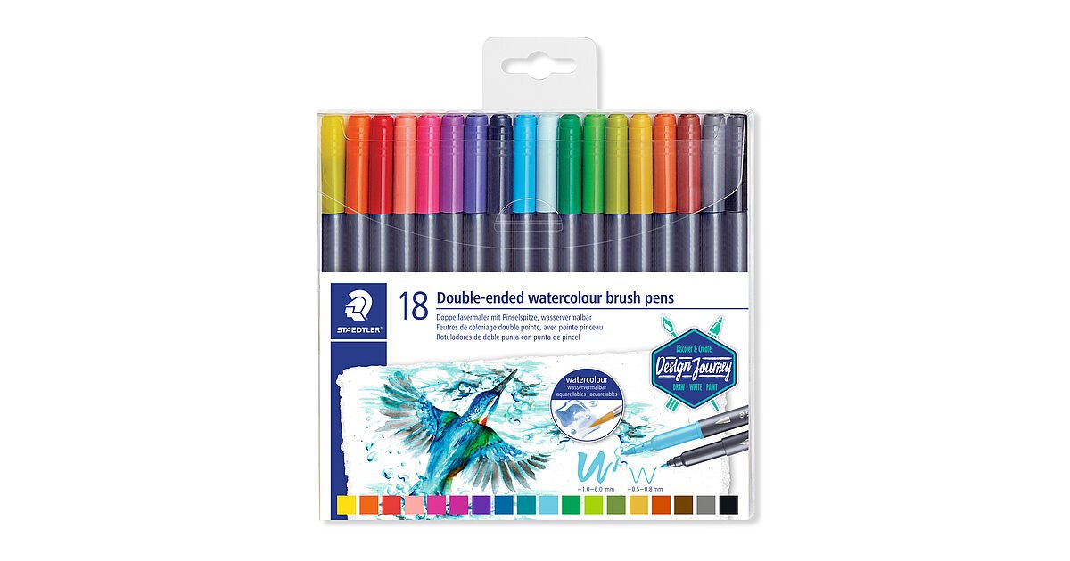 Double ended Stamp Watercolor Pens Suitable For Adults And - Temu