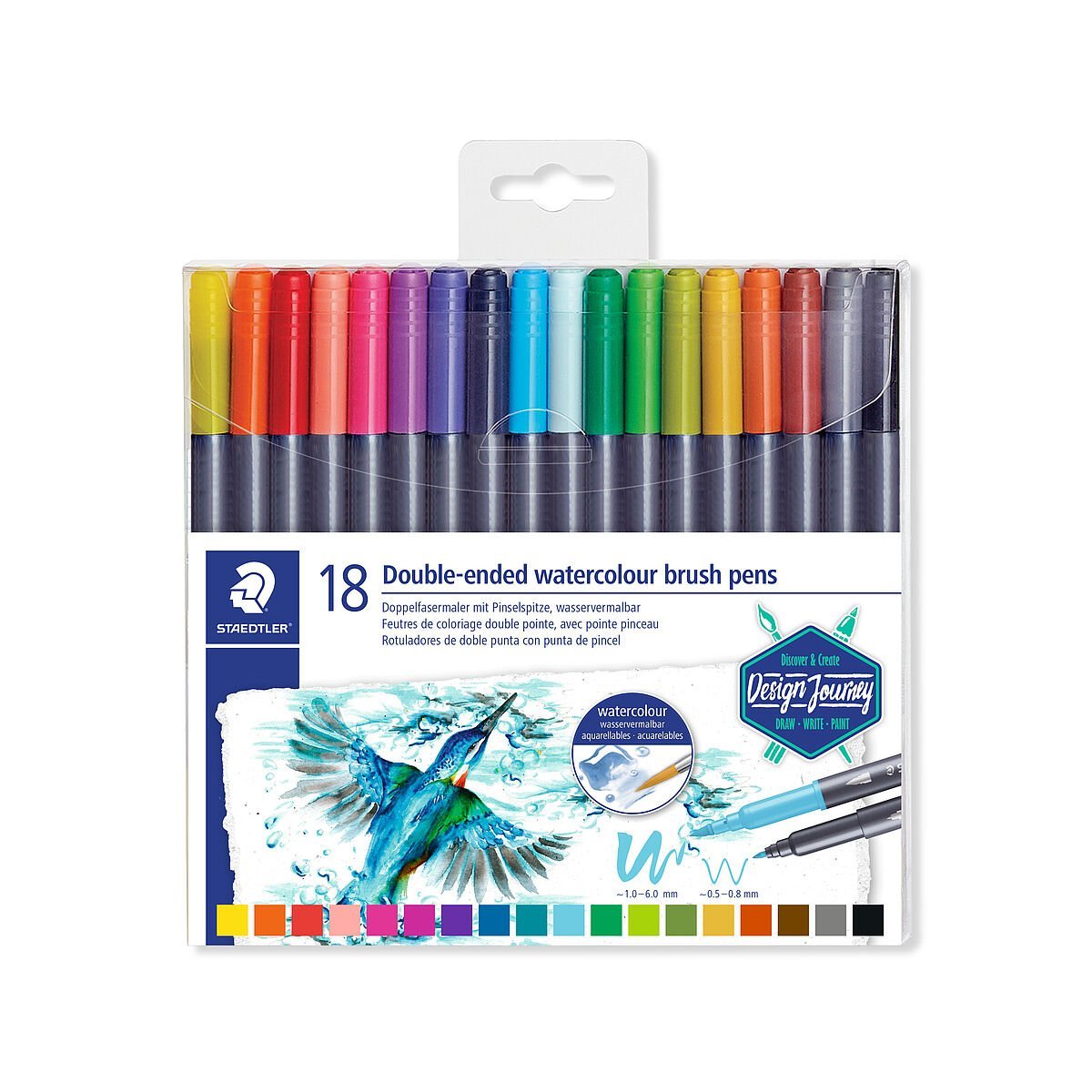 Rotulador triangular 25 colores Staedtler 25 aniversario :: Staedtler ::  Papelería :: Dideco