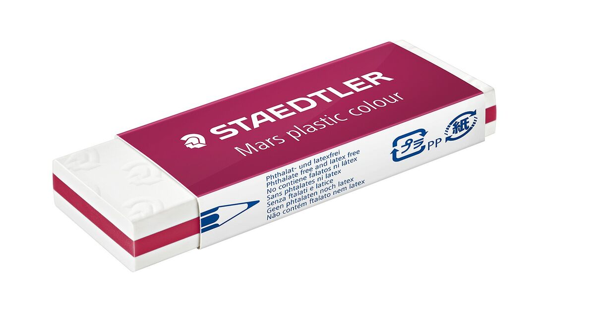 Mars® plastic colour 526 50 E1 Eraser in premium quality STAEDTLER
