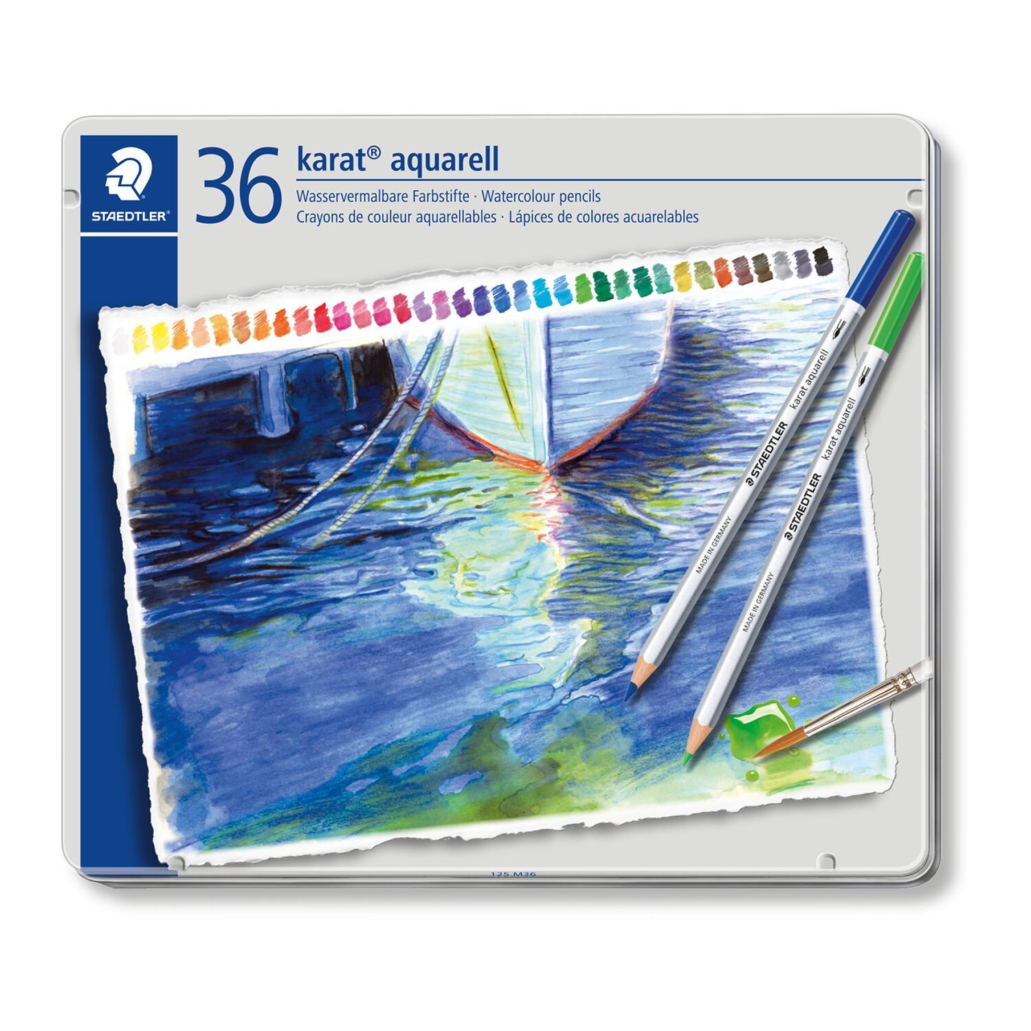 karat® aquarell 125 - Wasservermalbarer Farbstift