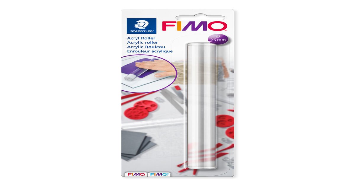 FIMO Acryl-Roller zum Ausrollen von Modelliermasse 