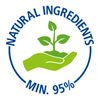 Natural ingredients min. 95%