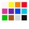 Colour Pack 'Basic Colours' in astuccio con 12 mezzi panetti (colori assortiti), istruzioni