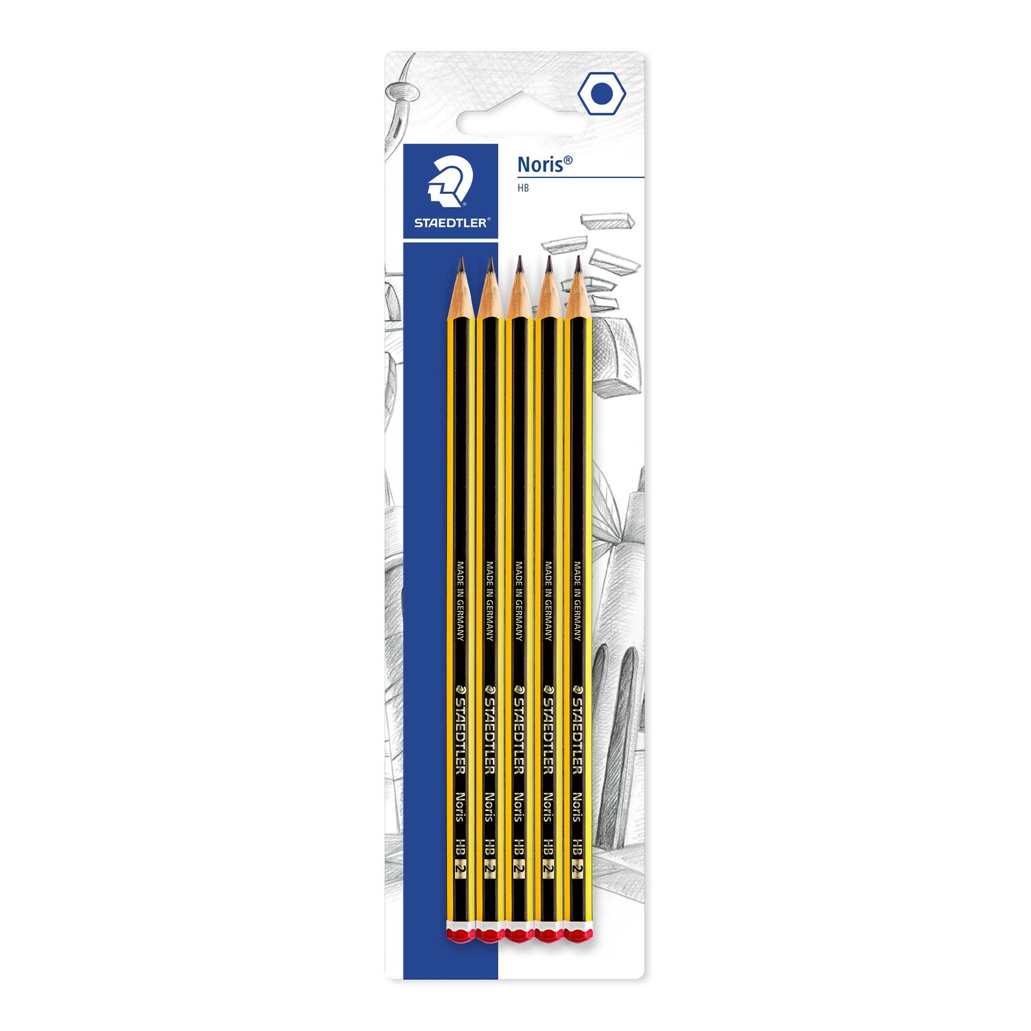Boxed Staedtler Noris 120 Premium Office Pencils In Grades HB/B/2B/H/2H