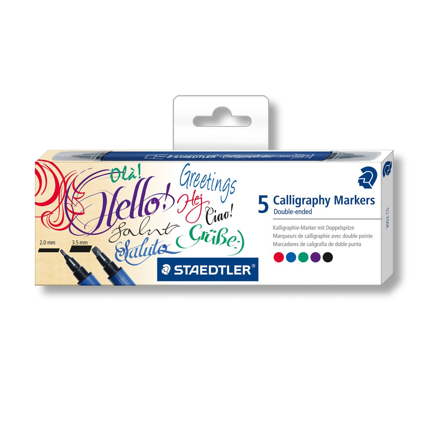 Calligraph duo 3002 - Double ended calligraphy marker