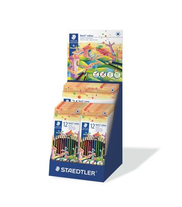 Counter display containing 20 cardboard boxes 185 C12 and 5 cardboard boxes 185 C24