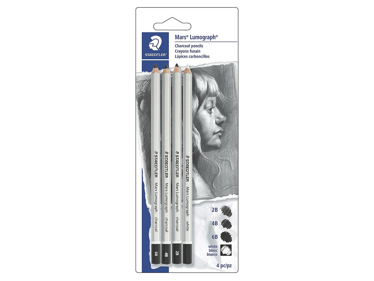 Staedtler Lumograph Pencil Set, 12-Pencils, Medium Degrees 