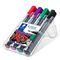 STAEDTLER Box "Lumocolor ART" mit 4  Lumocolor permanent marker in sortierten Farben
