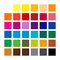 Metalen etui bevat 36 kleurpotloden in geassorteerde kleuren