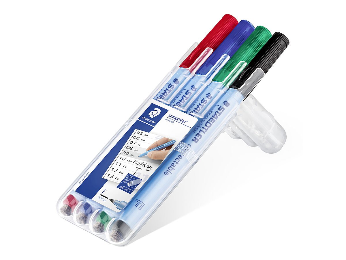 Wet Erase Marker Staedtler Lumocolor (6ct) Color — Twenty Sided Store
