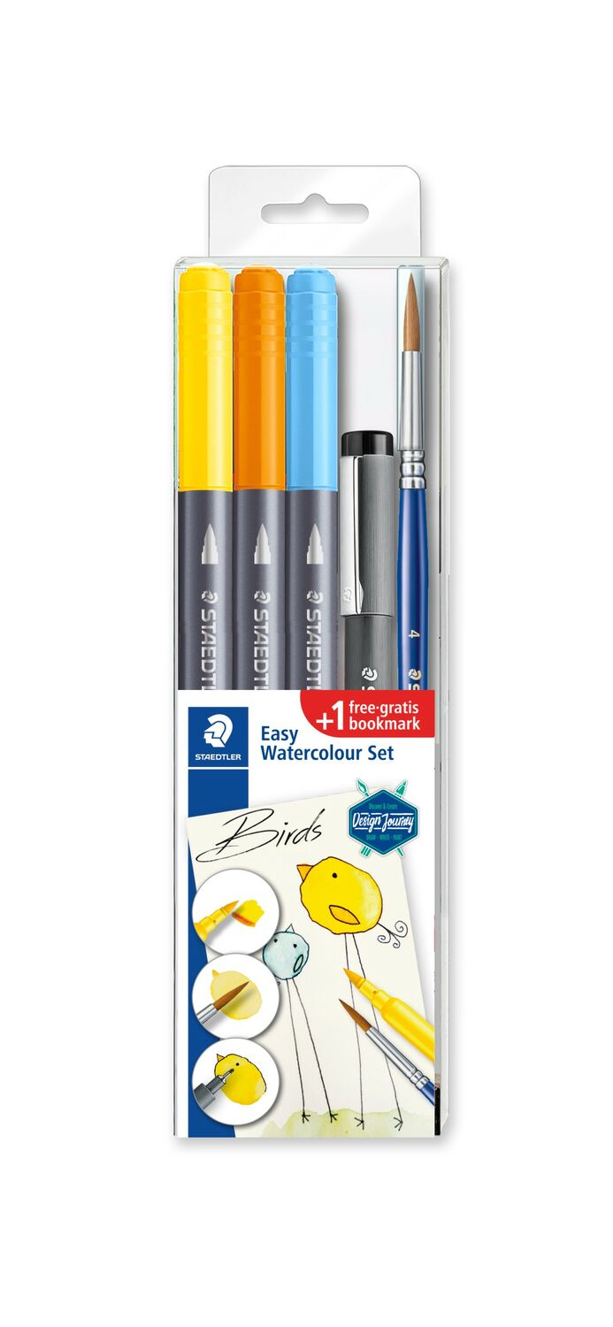 STAEDTLER® 3001 - Double-ended watercolour brush pen STAEDTLER® 3001 - Double-ended watercolour brush pen