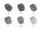 Kartonnen etui set met 6 geassorteerde Lumograph potloden (2H, HB, B, 2B, 4B, 6B), kleine gom Mars plastic 526 53 en metalen slijper 510 10