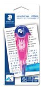 Blistercard containing 1 correction tape pink