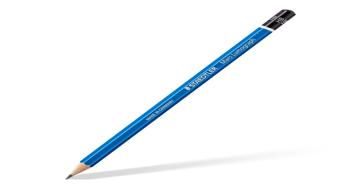 Soft 100-8B Staedtler Mars Lumograph 8B Graphite Art Drawing Pencil Break-Resistant Bonded Lead 12 Pack 