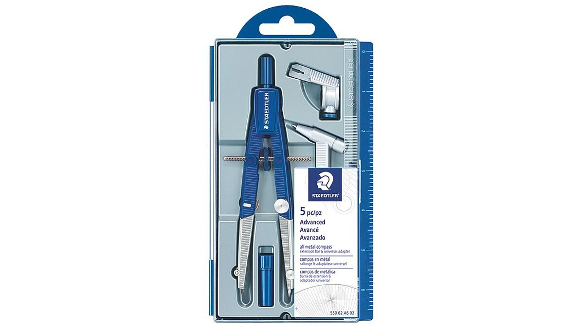 Staedtler Noris Compass 550 with Extension Bar