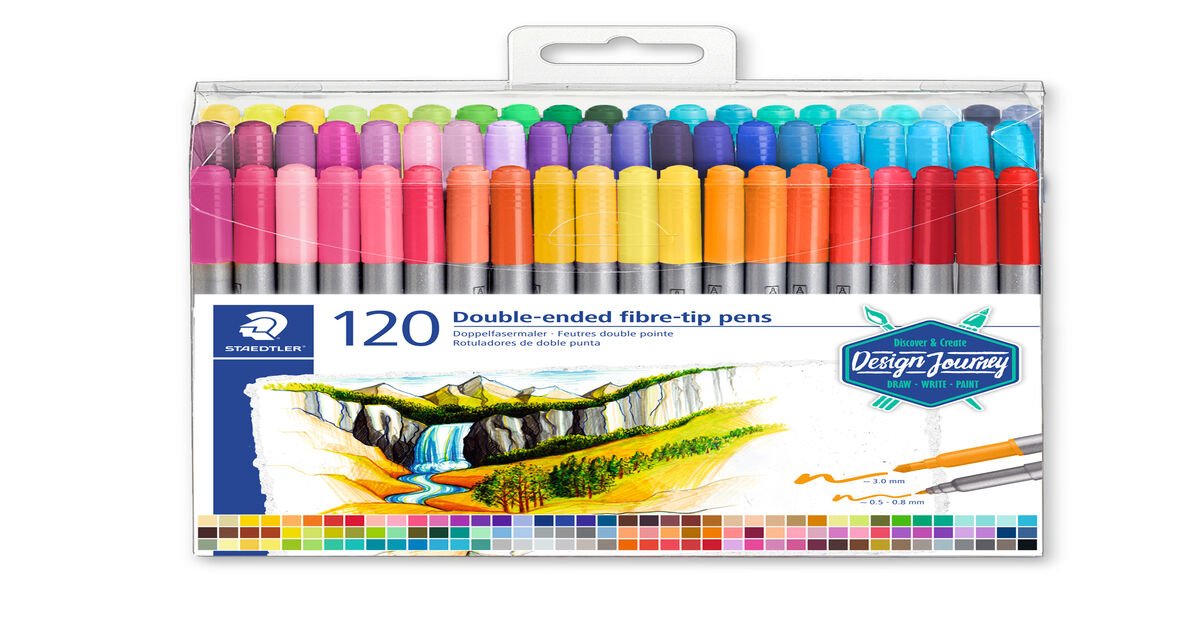 STAEDTLER® 3200 - Double-ended Fibre-tip Pen | STAEDTLER