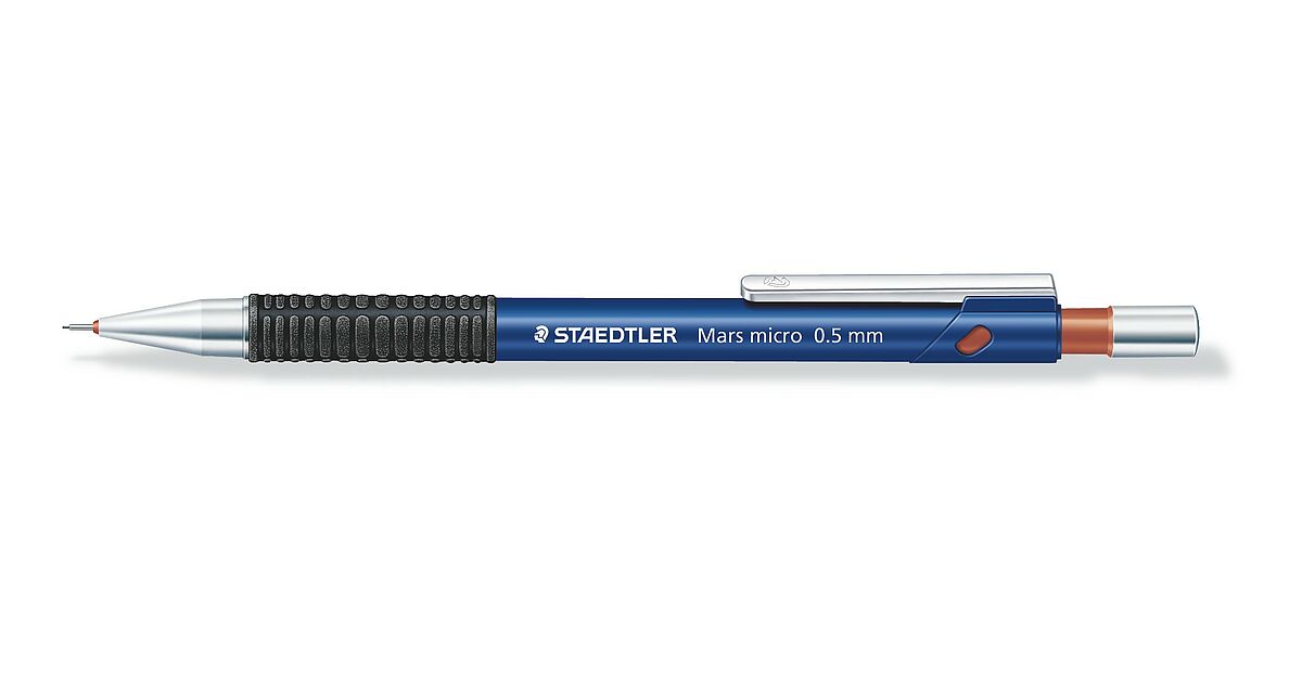 Staedtler Mars Micro 775 B - Portaminas (10 unidades, azul, B, 0.028 in, 10  unidades)