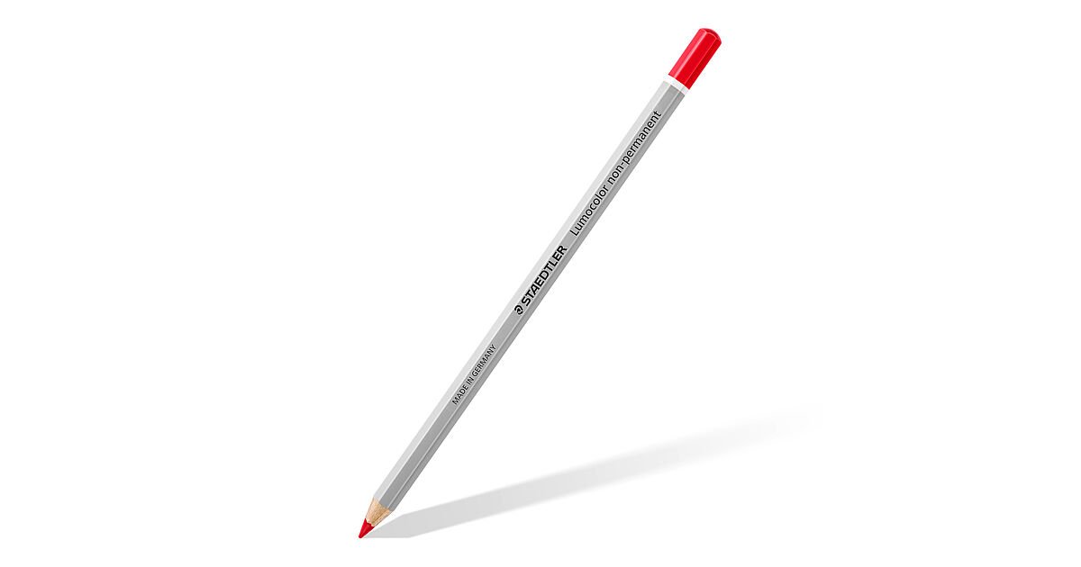  STAEDTLER Lumocolour Non Permanent Omnichrom Pencil - White  (Box of 12) : Arts, Crafts & Sewing