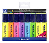 Wallet containing 6 Textsurfer classic in assorted colours plus 2 free of charge