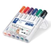 STAEDTLER box con 6 Lumocolor whiteboard colori assortiti