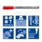Lumocolor® non-permanent pen 316 - Rotulador universal no permanente F