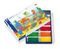 Class pack containing 144 jumbo fibre-tip pens in 12 assorted colours