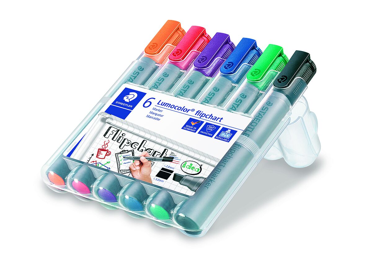 Lumocolor® flipchart marker 356 B - Flipchart marker with chisel tip