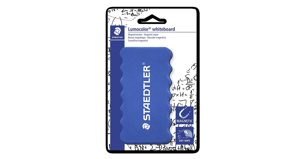 Staedtler Cancellino per lavagna bianca Whiteboard Lumocolor whiteboard  wiper 652 (L x A) 107 mm x 57 mm Blu