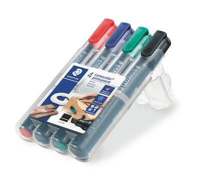 Lumocolor® permanent marker 350 - Permanent marker with chisel tip