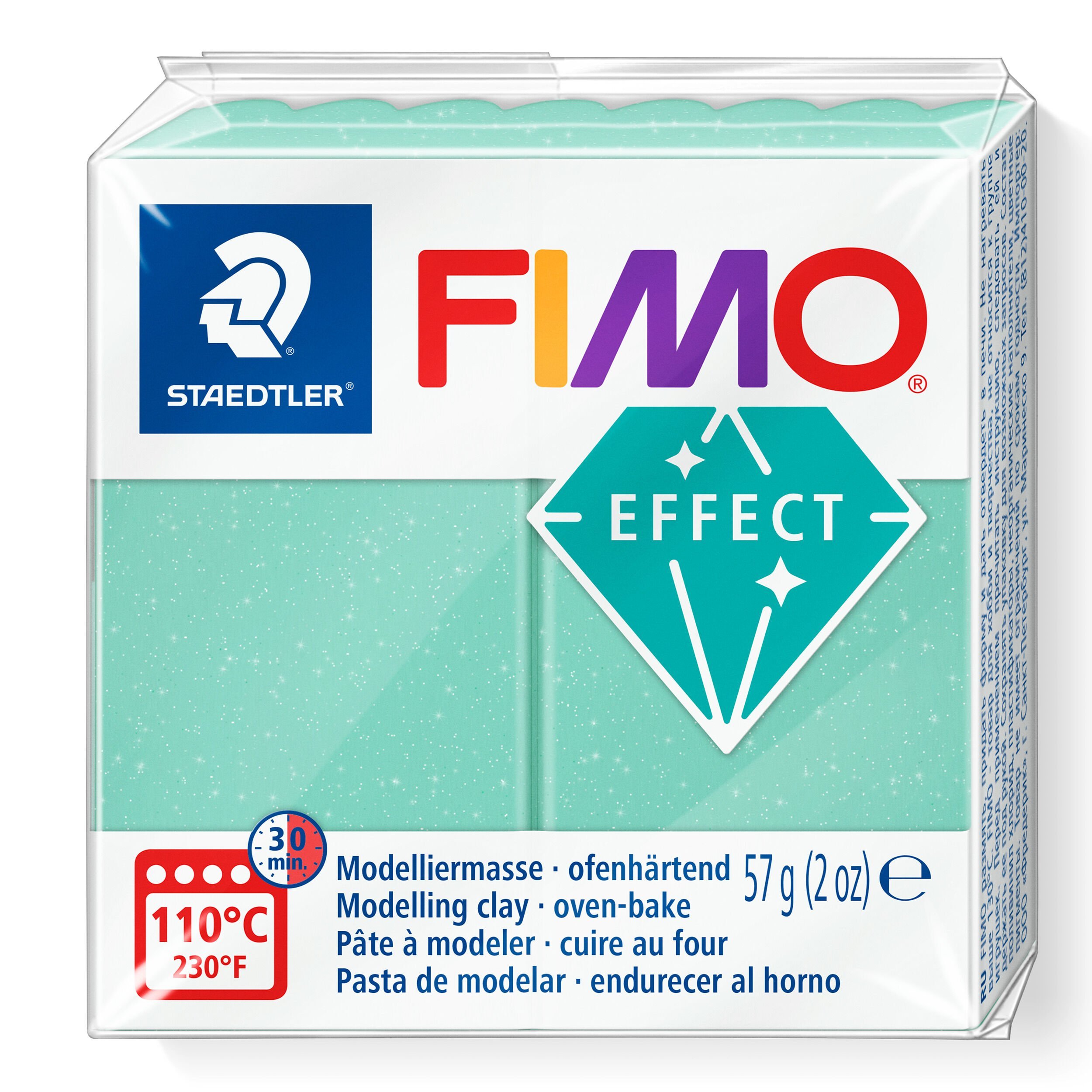 STAEDTLER FIMO Effect Mother Of Pearl Pack Of 5 08 FIMO Effect Polymer Modelling Moulding Clay Block Oven Bake Colour 56g 