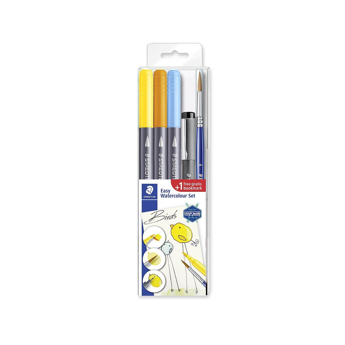 Staedtler Marsgraphic Duo Double-Ended Watercolor Brush Markers 36-Set -  20105042