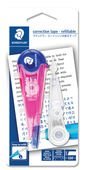 Blistercard containing 1 correction tape pink and 1 refill