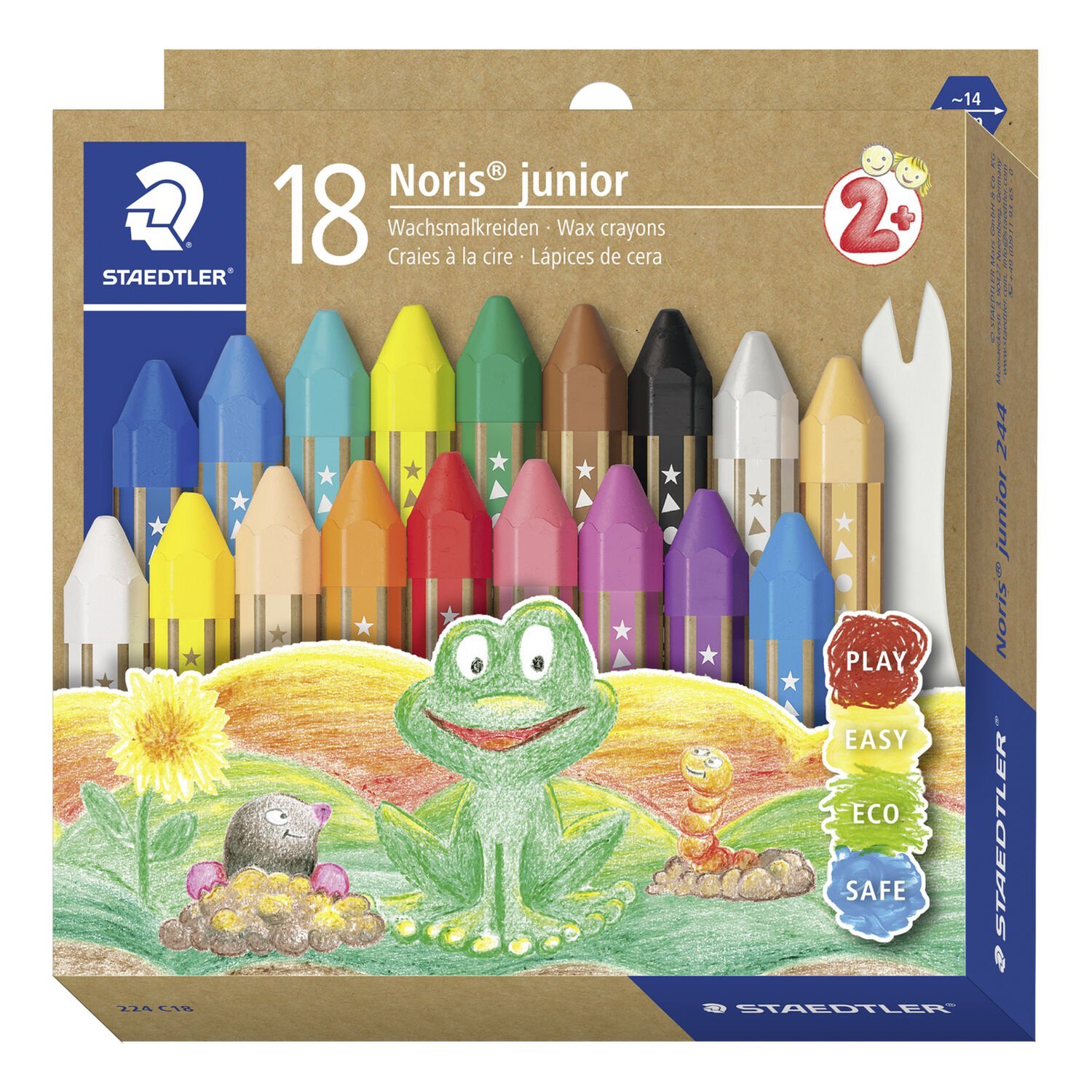 Staedtler Crayons pour enfants Noris JUNIOR 6er-Set