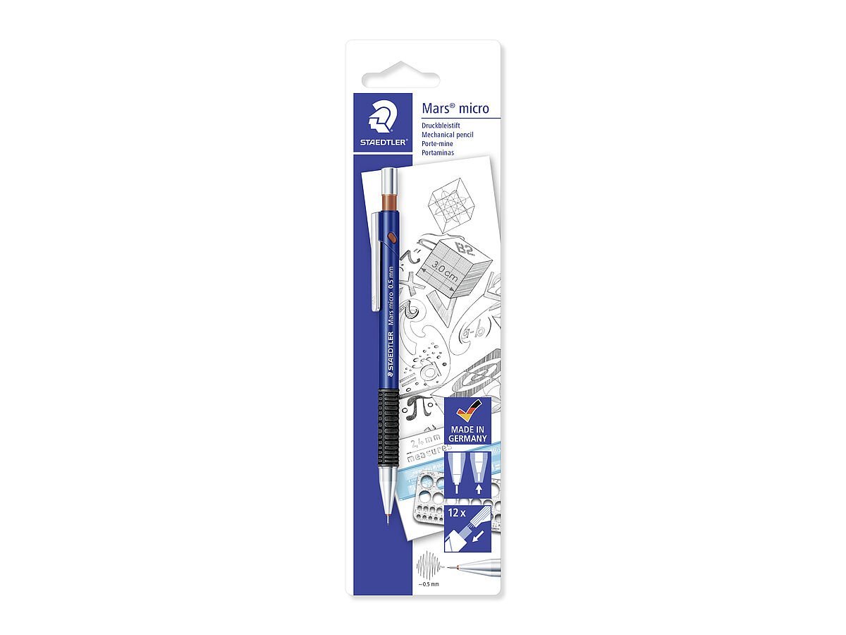 Portamine a scatto Staedtler Mars micro 775 B 0,5 mm 775 05 a soli