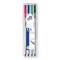 STAEDTLER box containing 4 triplus fineliner in assorted colours