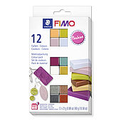 Colour Pack ''Fashion Colours'' in cardboard box with 12 half blocks (assorted colours), instructions