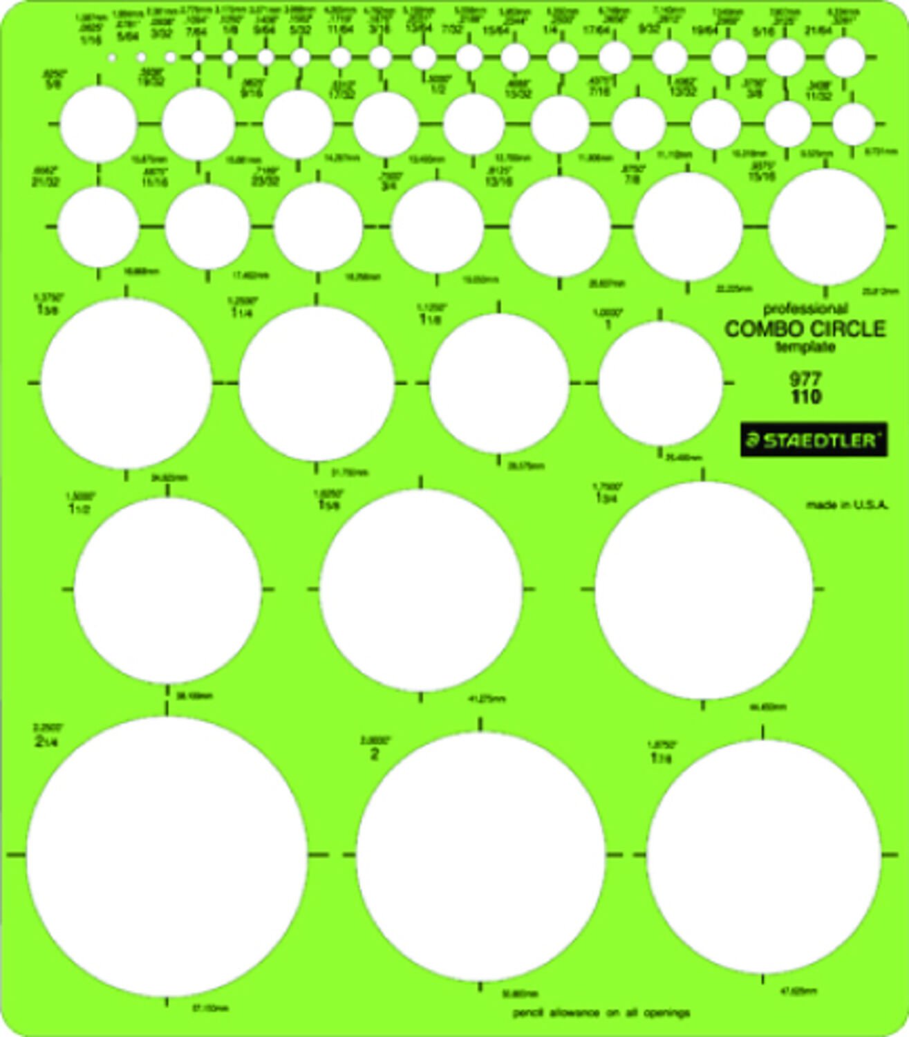 STAEDTLER® 977 1 - Template imperial