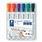 STAEDTLER Box mit 6 Lumocolor whiteboard marker in sortierten Farben