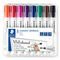 STAEDTLER box containing 8 Lumocolor whiteboard marker in assorted colours