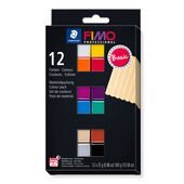 Colour Pack ''Basic Colours'' in cardboard box with 12 half blocks à 25 g (assorted colours), 1 instruction