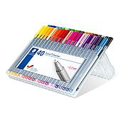 STAEDTLER box containing 40 triplus fineliner in assorted colours
