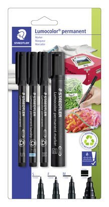 Staedtler Lumocolor 60 mixed sets markers 4-pack