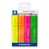 Highlighter Staedtler Textsurfer Gel 264 Highlighter Marker Pens Neon  Yellow Pack of 3 Ideal for School Office Work Revision -  Denmark